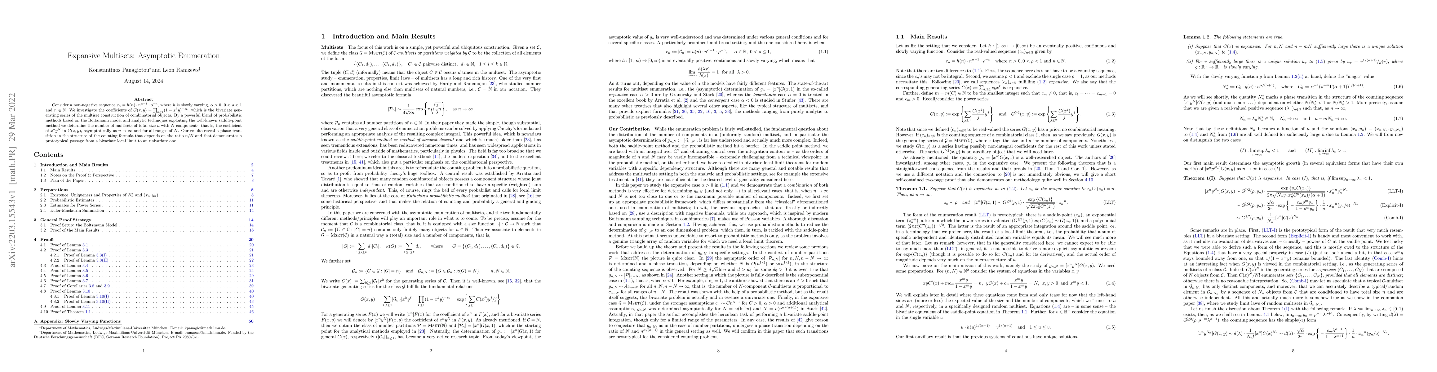 Thumbnail for Expansive Multisets: Asymptotic Enumeration