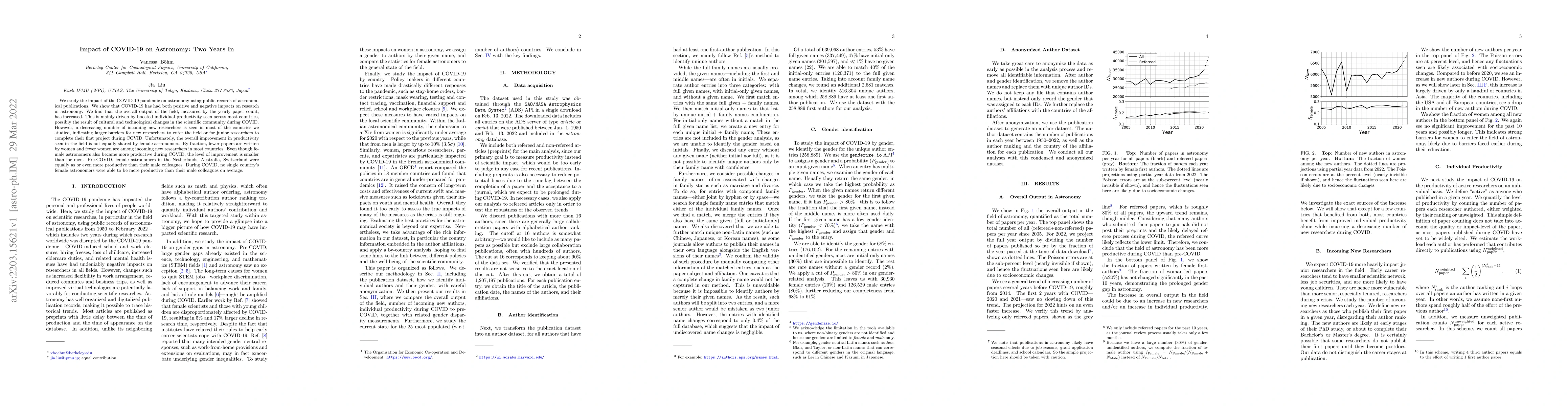 Thumbnail for Impact of COVID-19 on Astronomy: Two Years In