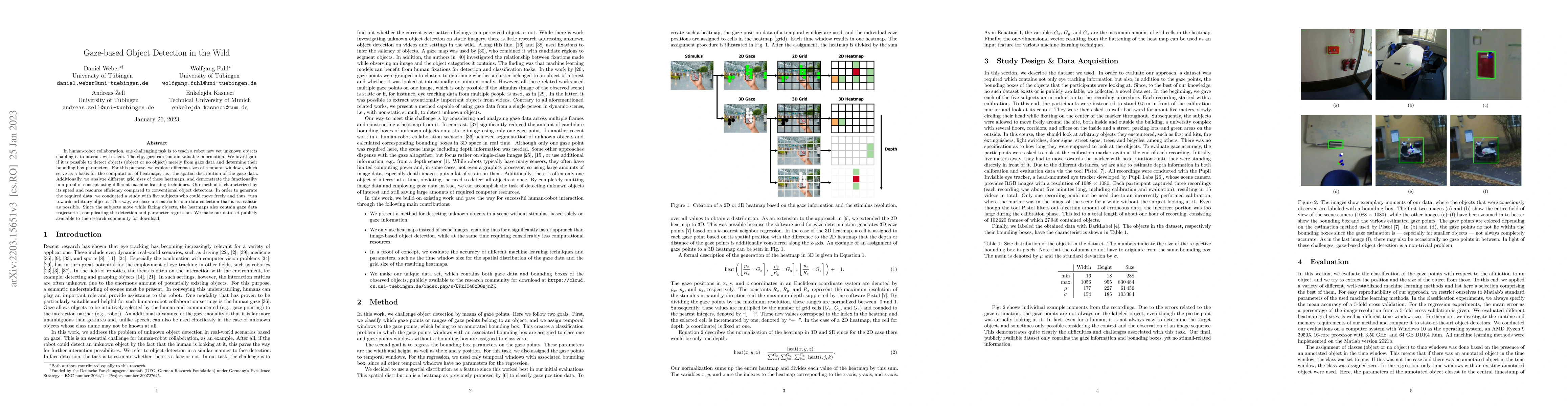 Thumbnail for Gaze-based Object Detection in the Wild