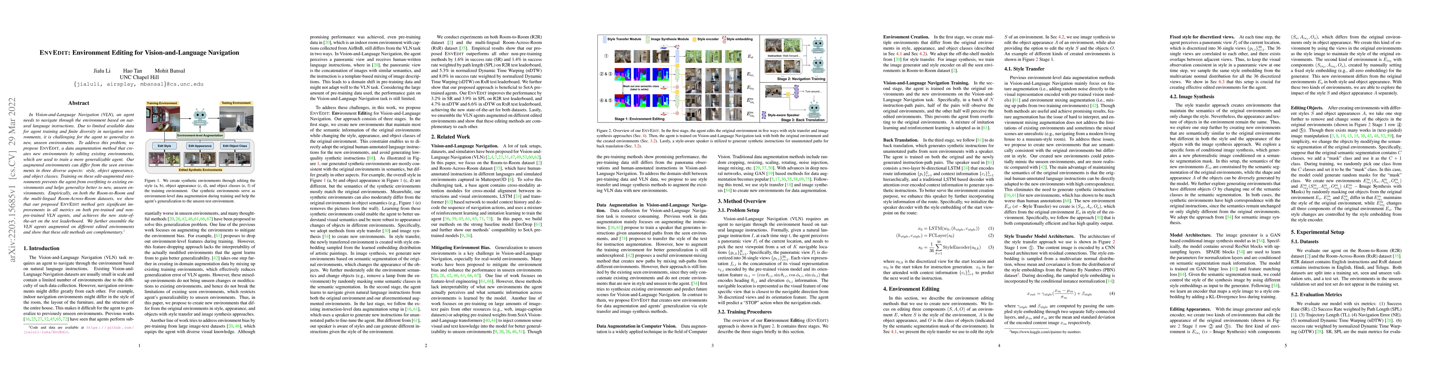 Thumbnail for EnvEdit: Environment Editing for Vision-and-Language Navigation