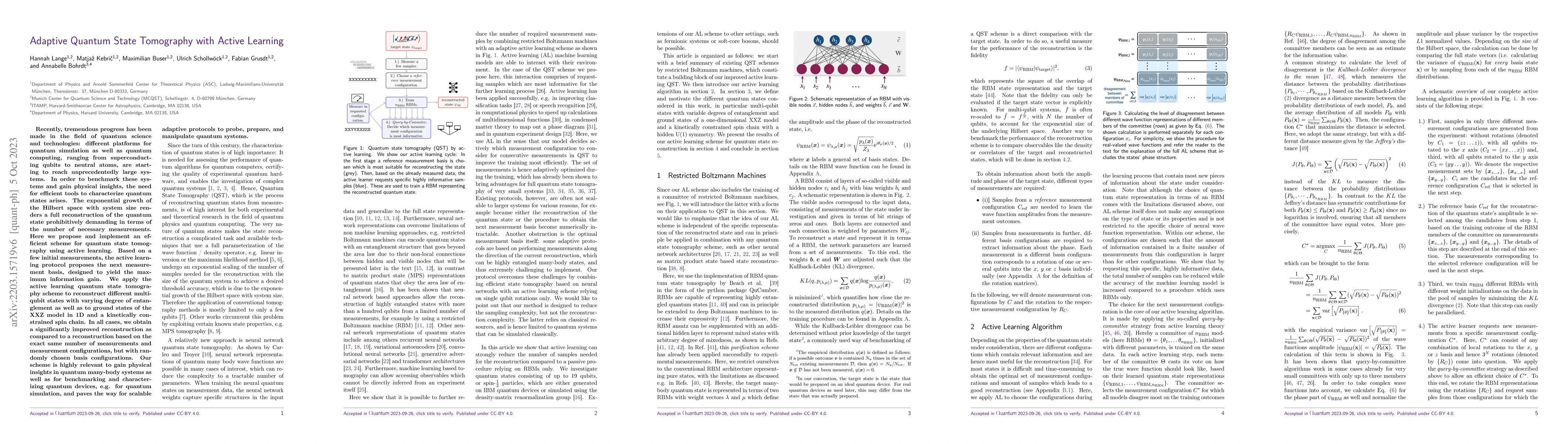 Thumbnail for Adaptive Quantum State Tomography with Active Learning