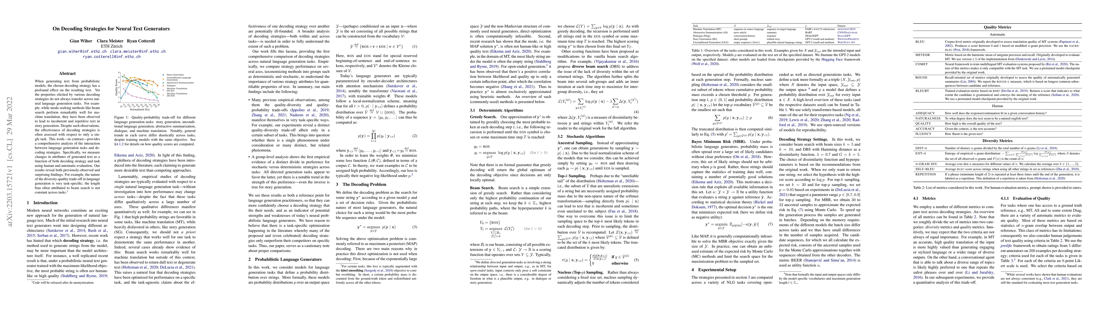 Thumbnail for On Decoding Strategies for Neural Text Generators