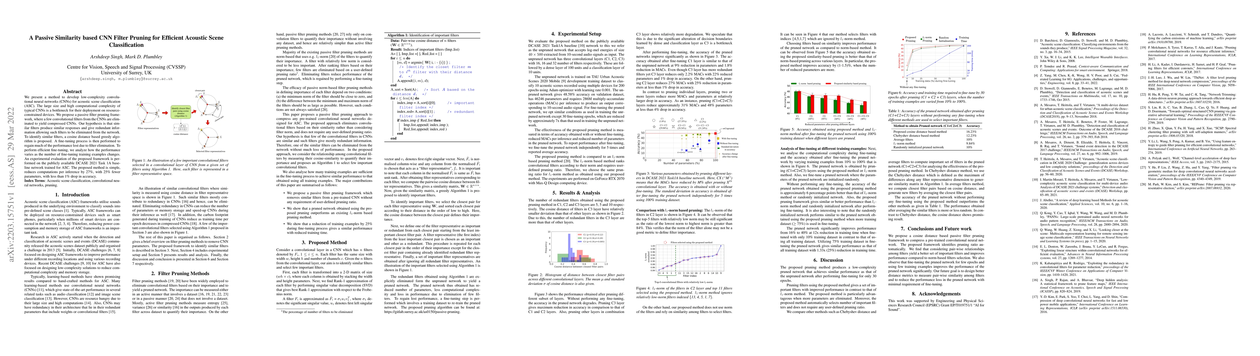 Thumbnail for A Passive Similarity based CNN Filter Pruning for Efficient Acoustic
  Scene Classification