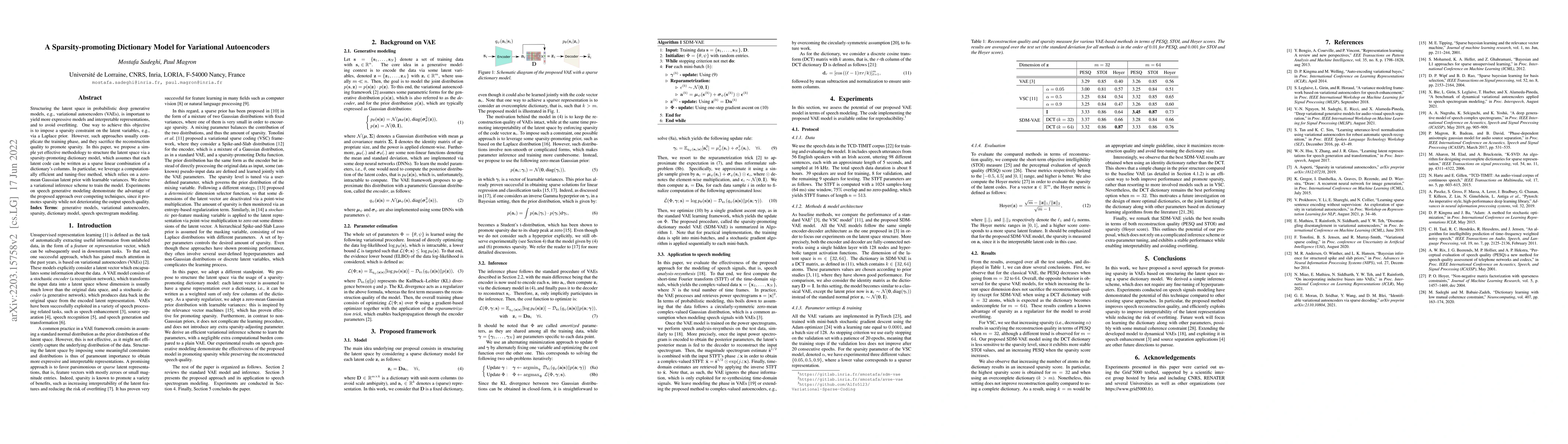 Thumbnail for A Sparsity-promoting Dictionary Model for Variational Autoencoders