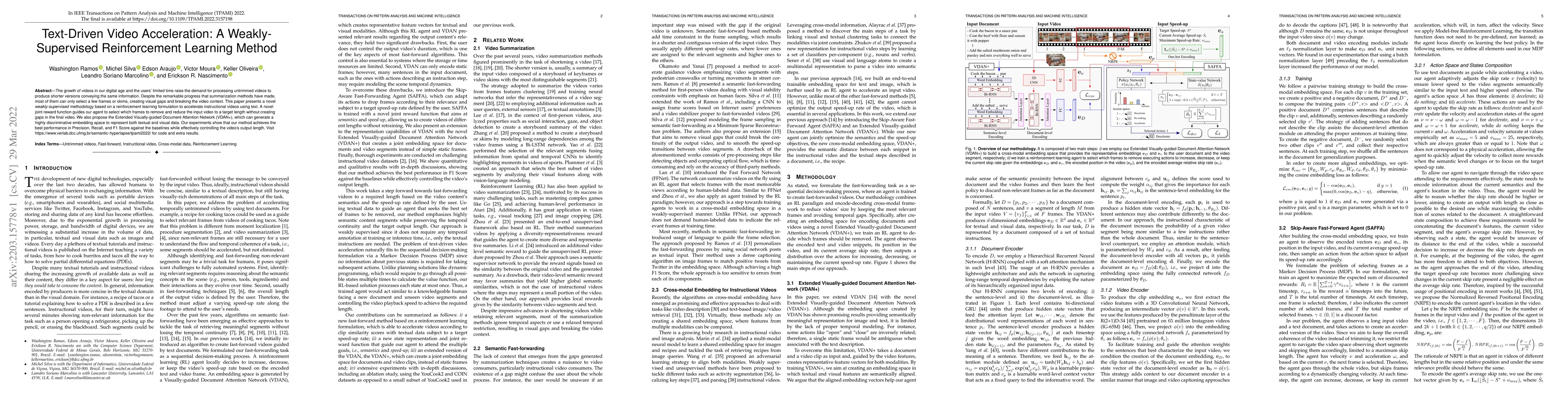 Thumbnail for Text-Driven Video Acceleration: A Weakly-Supervised Reinforcement
  Learning Method