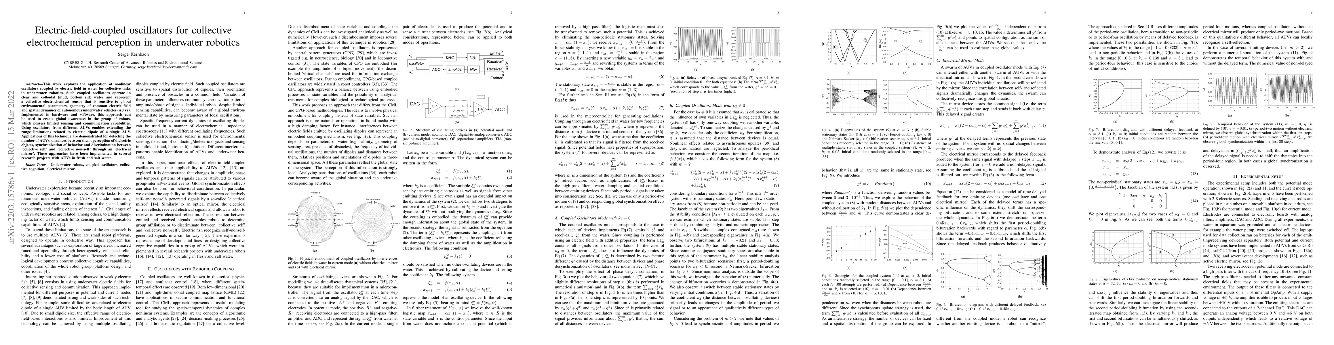 Thumbnail for Electric-field-coupled oscillators for collective electrochemical
  perception in underwater robotics