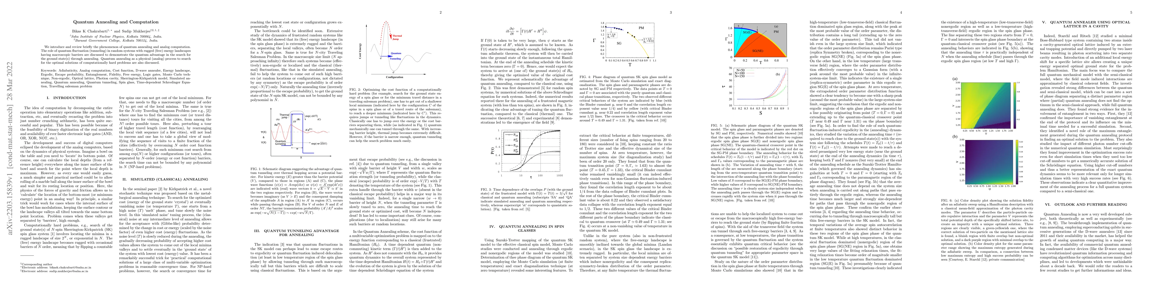 Thumbnail for Quantum Annealing and Computation