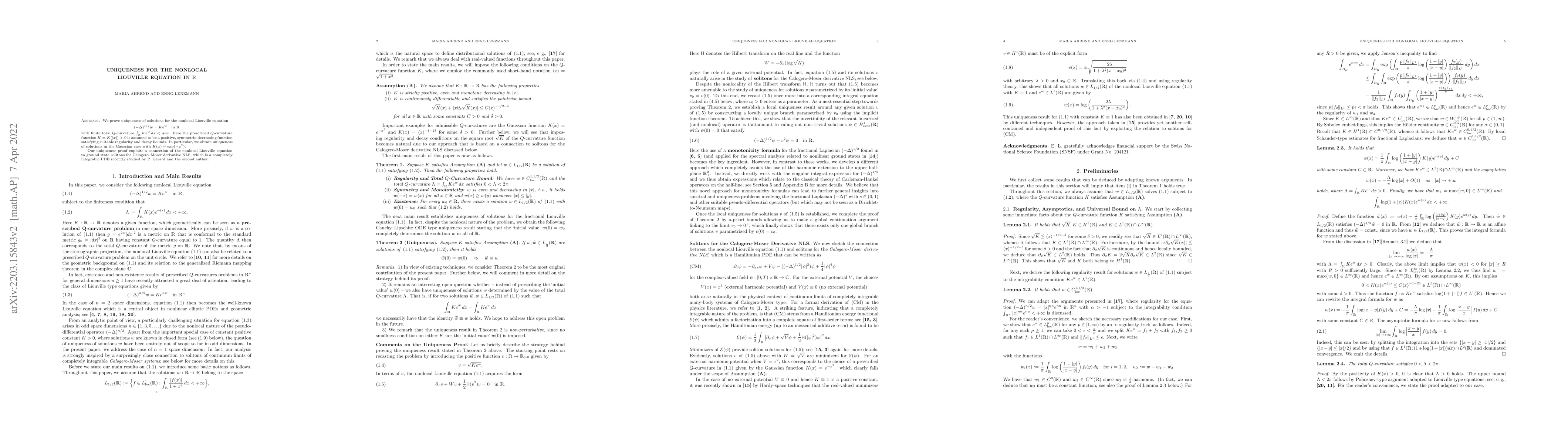 Thumbnail for Uniqueness for the Nonlocal Liouville Equation in $\mathbb{R}$
