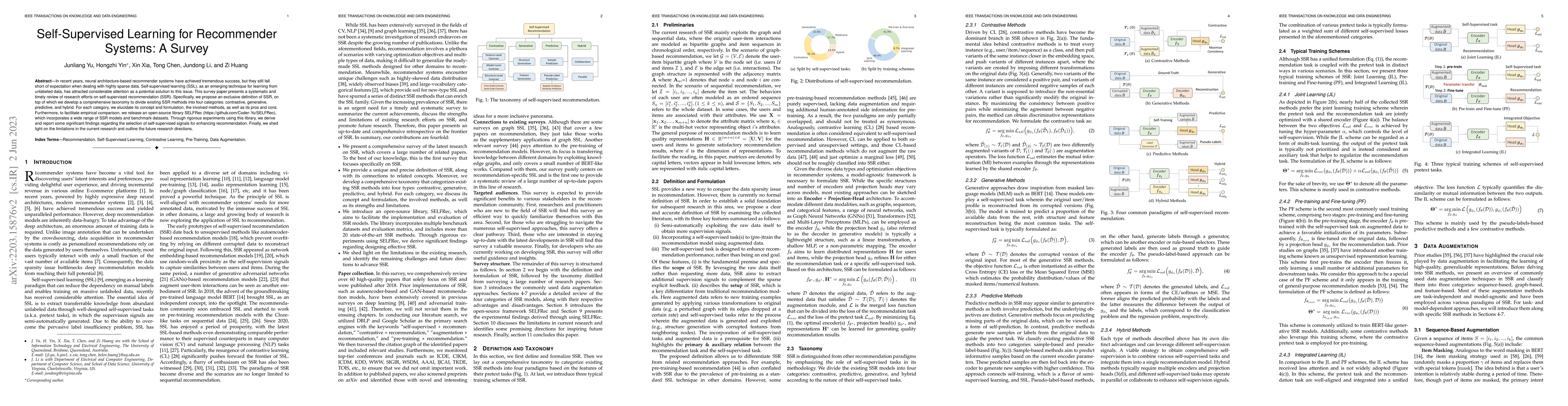 Thumbnail for Self-Supervised Learning for Recommender Systems: A Survey