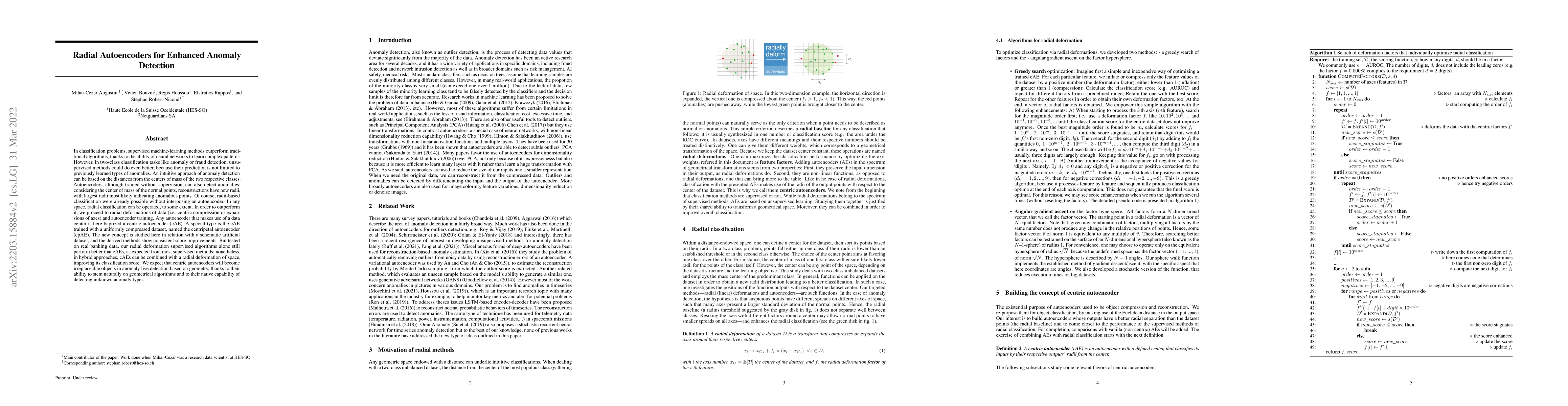 Thumbnail for Radial Autoencoders for Enhanced Anomaly Detection
