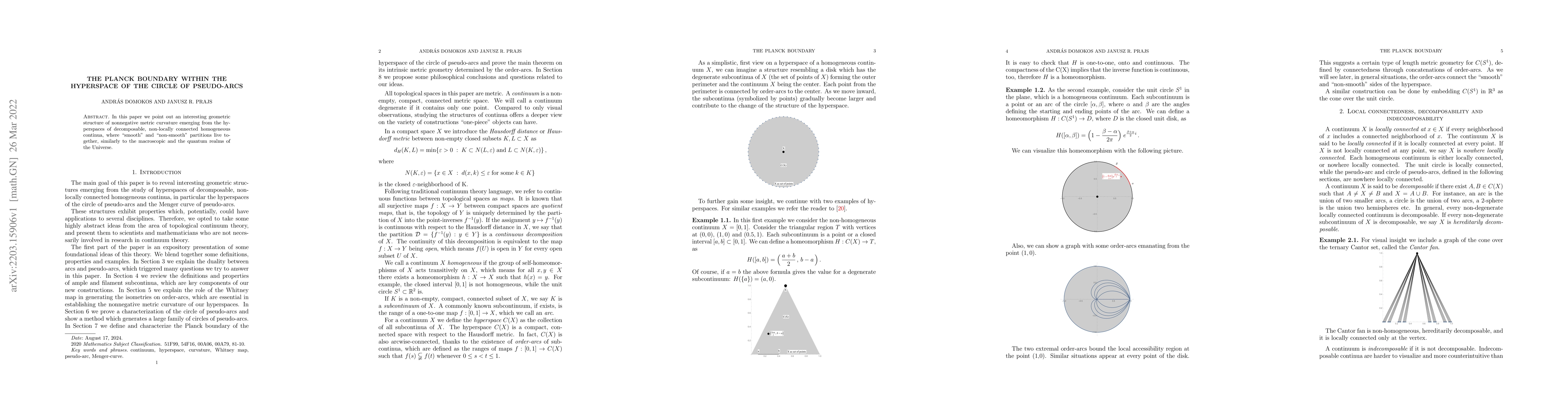 Thumbnail for The Planck boundary within the hyperspace of the circle of pseudo-arcs