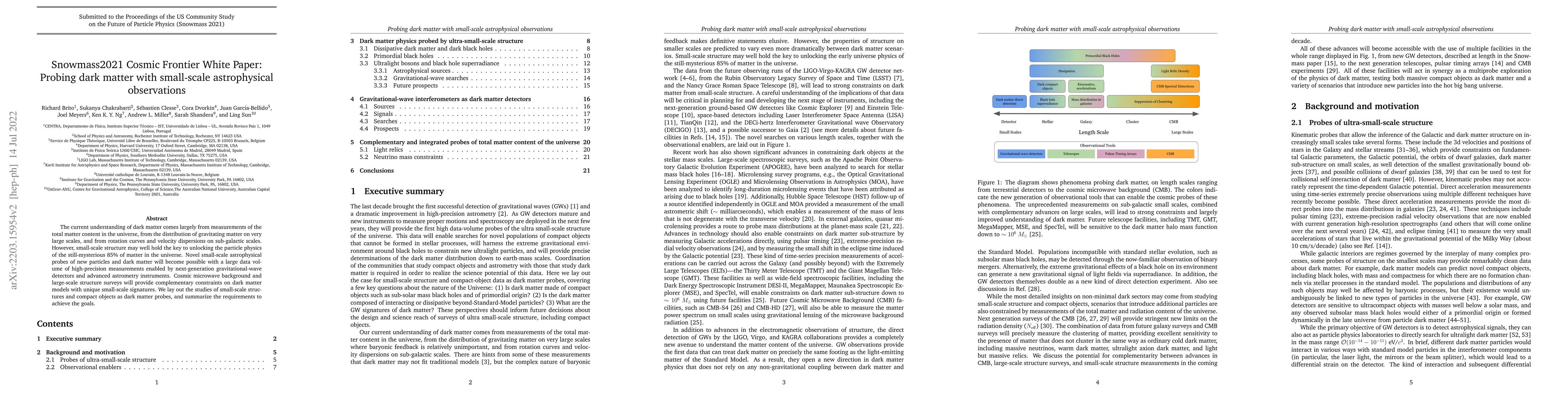 Thumbnail for Snowmass2021 Cosmic Frontier White Paper: Probing dark matter with
  small-scale astrophysical observations