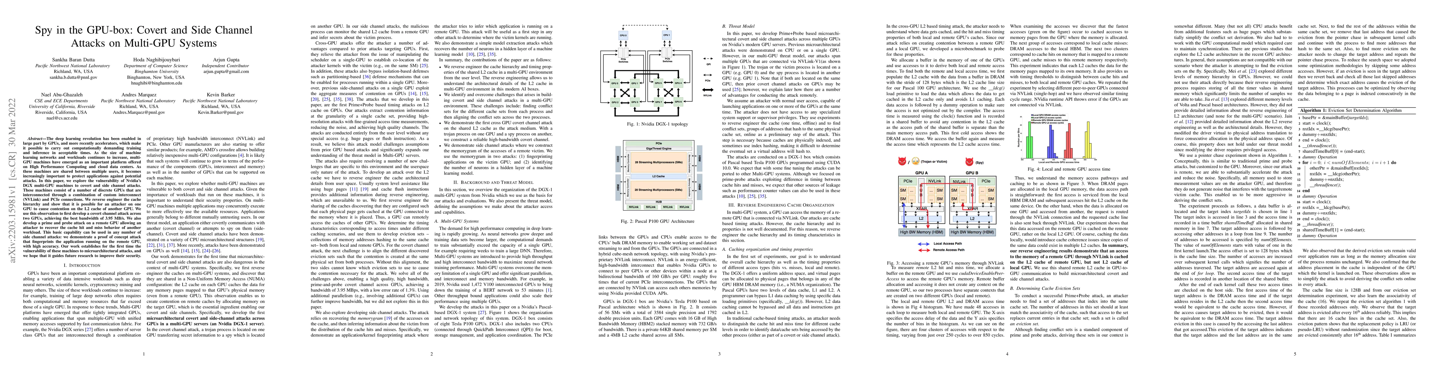 Thumbnail for Spy in the GPU-box: Covert and Side Channel Attacks on Multi-GPU Systems