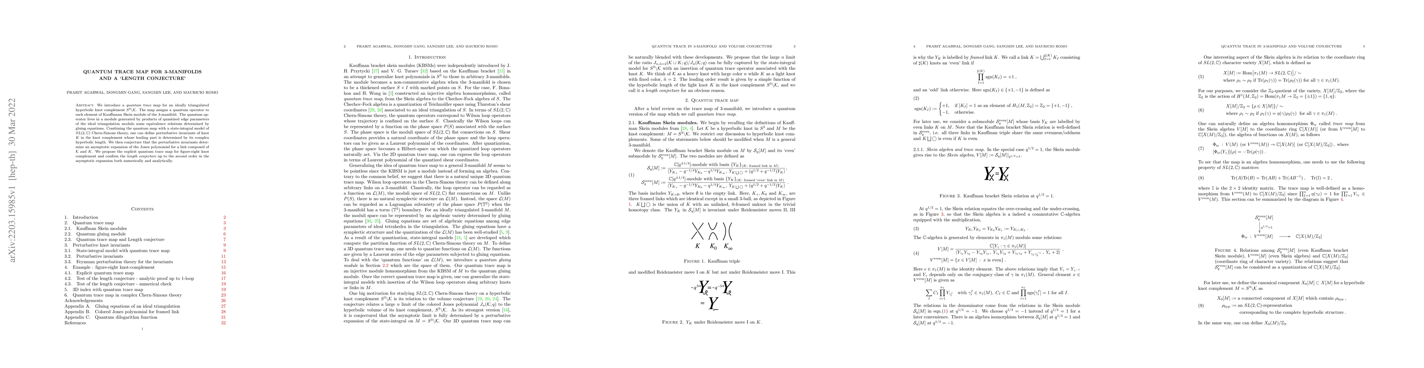 Thumbnail for Quantum trace map for 3-manifolds and a 'length conjecture'