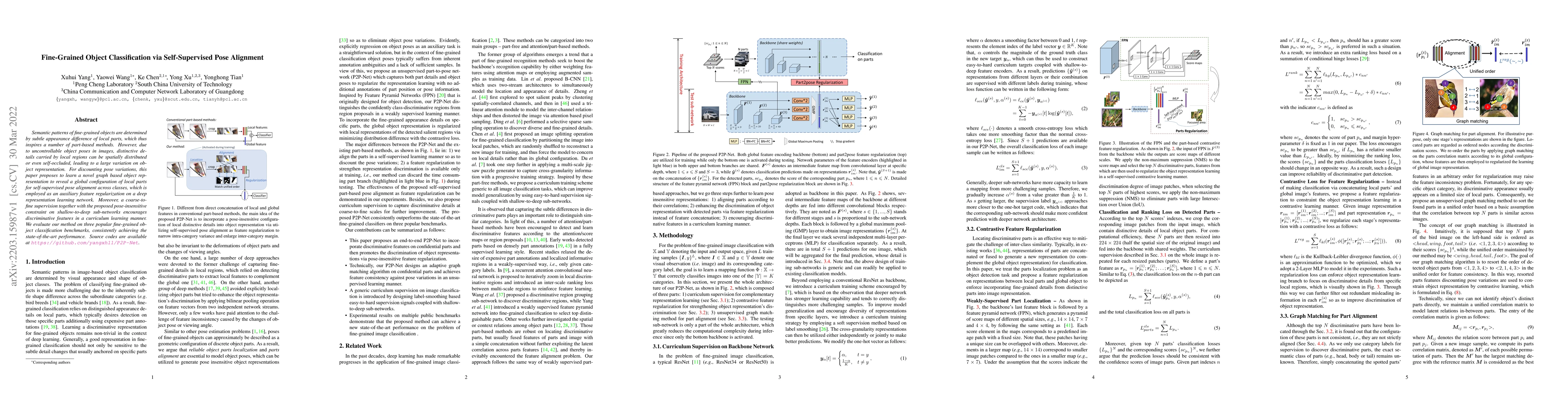 Thumbnail for Fine-Grained Object Classification via Self-Supervised Pose Alignment