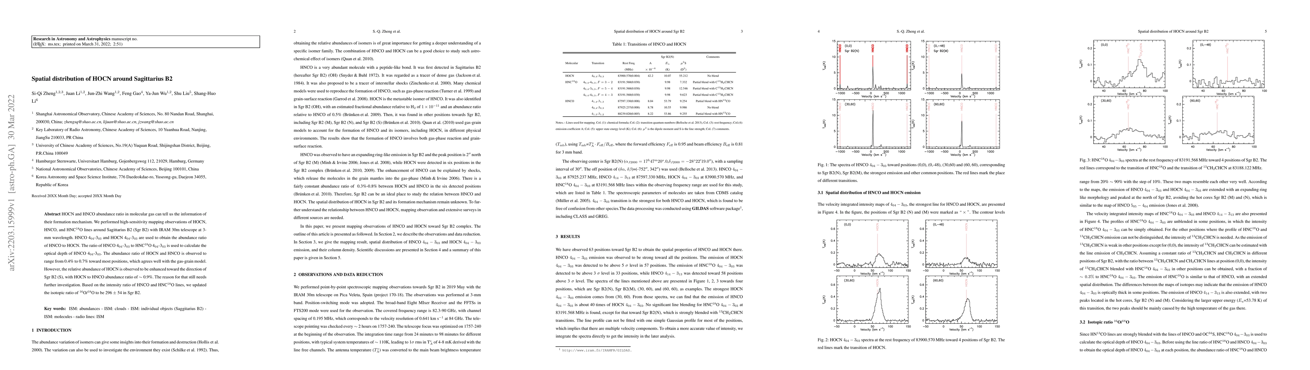 Thumbnail for Spatial distribution of HOCN around Sagittarius B2