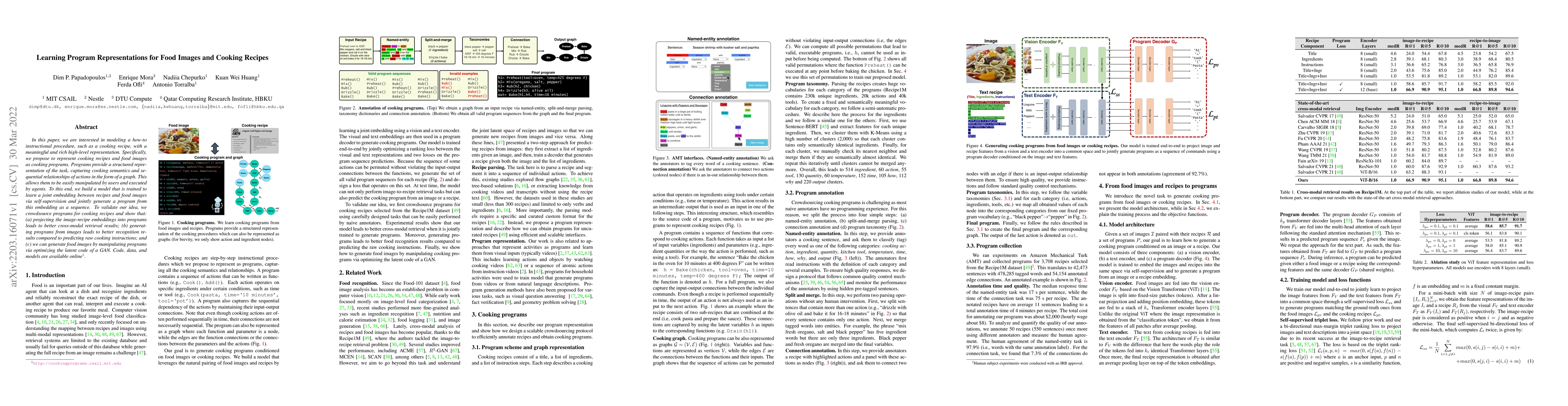 Thumbnail for Learning Program Representations for Food Images and Cooking Recipes