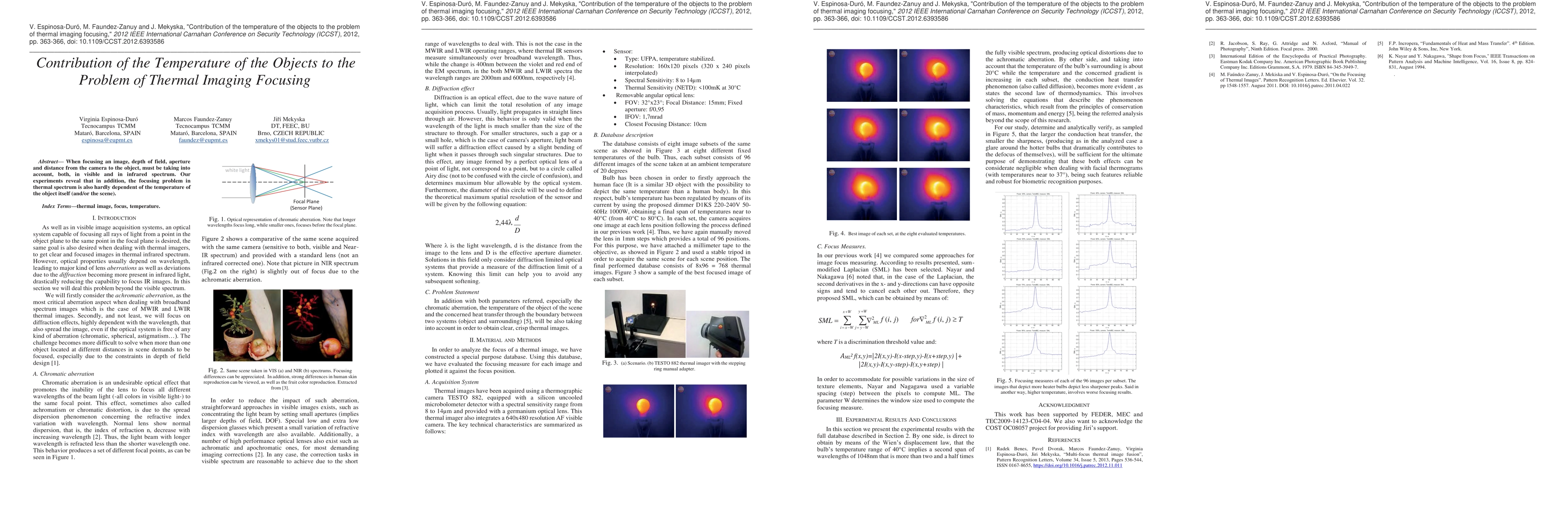 Thumbnail for Contribution of the Temperature of the Objects to the Problem of Thermal
  Imaging Focusing