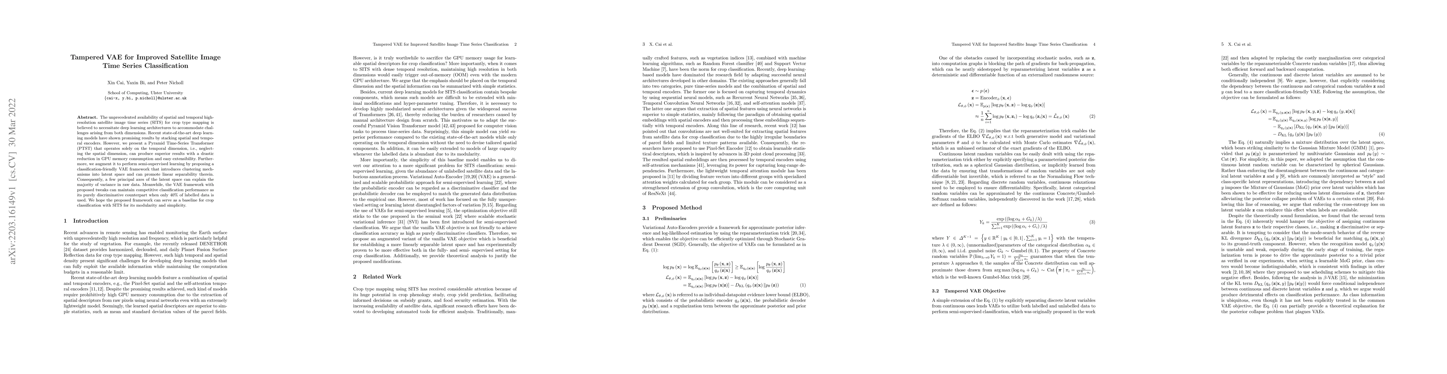 Thumbnail for Tampered VAE for Improved Satellite Image Time Series Classification