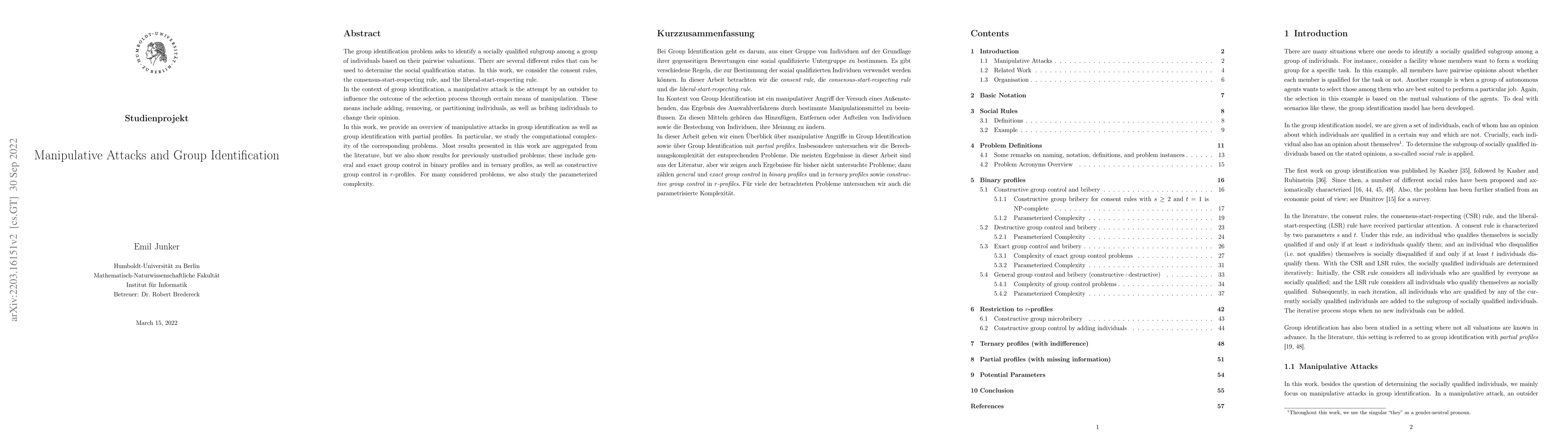 Thumbnail for Manipulative Attacks and Group Identification
