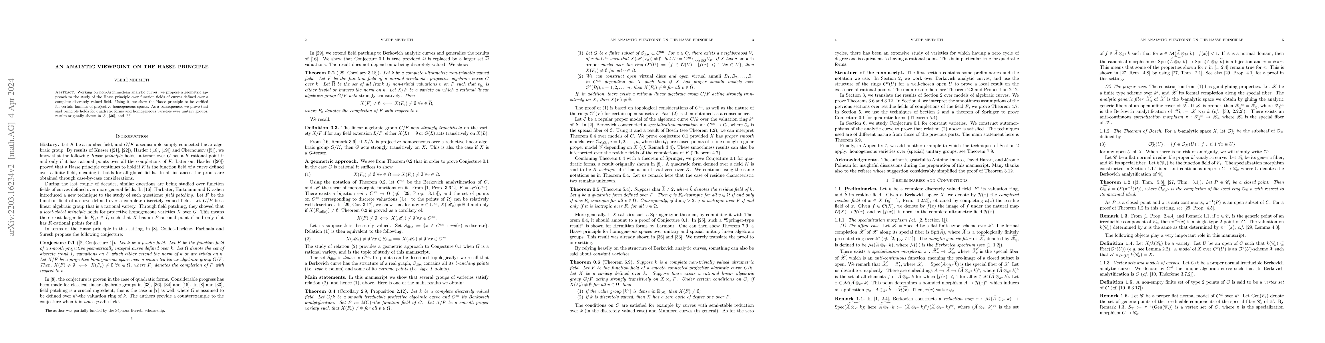 Thumbnail for An analytic viewpoint on the Hasse principle