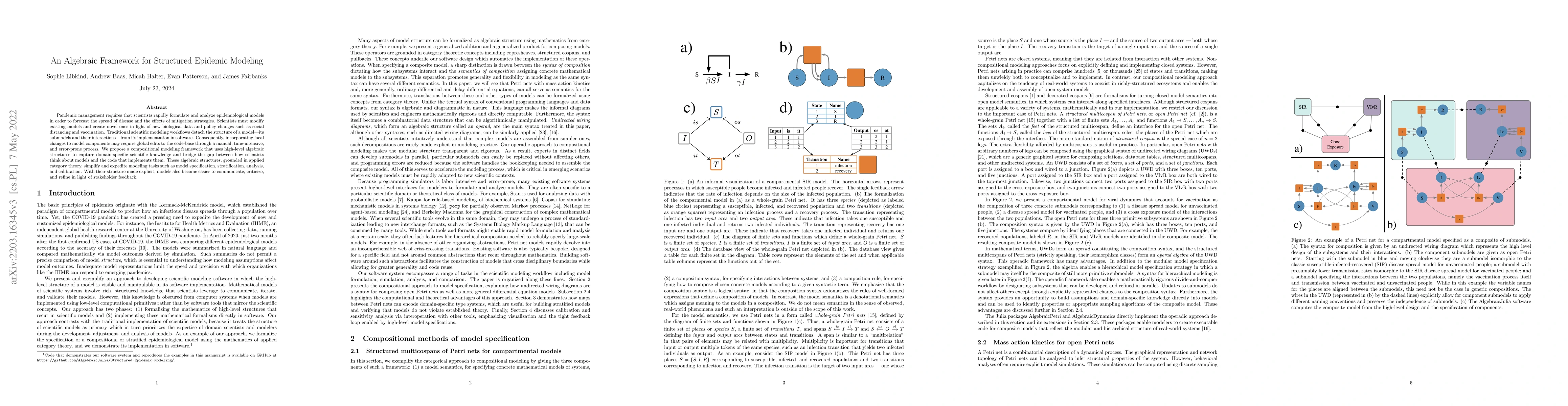 Thumbnail for An Algebraic Framework for Structured Epidemic Modeling