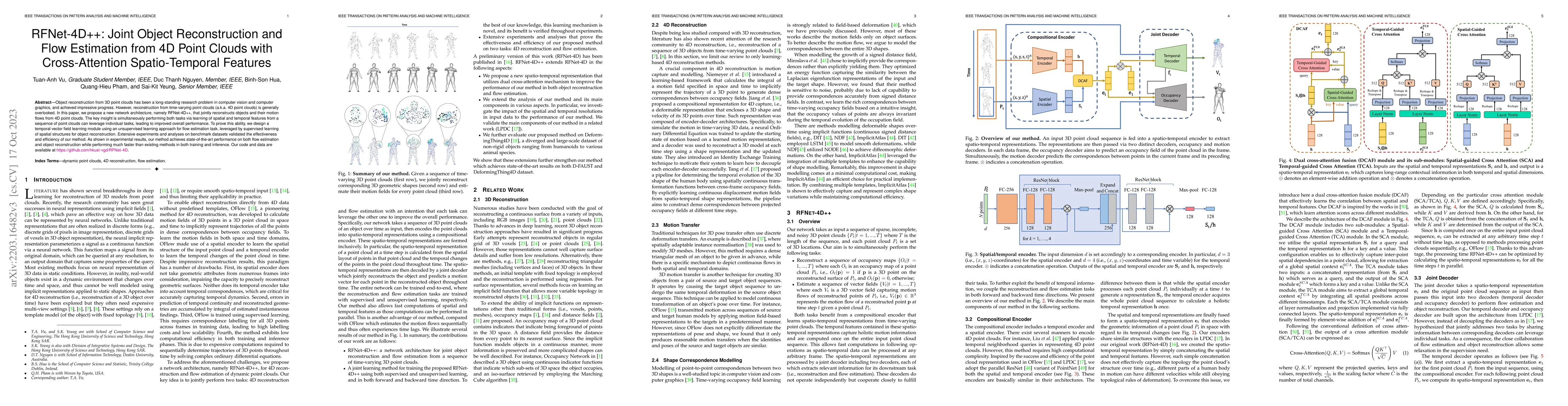 Thumbnail for RFNet-4D++: Joint Object Reconstruction and Flow Estimation from 4D
  Point Clouds with Cross-Attention Spatio-Temporal Features