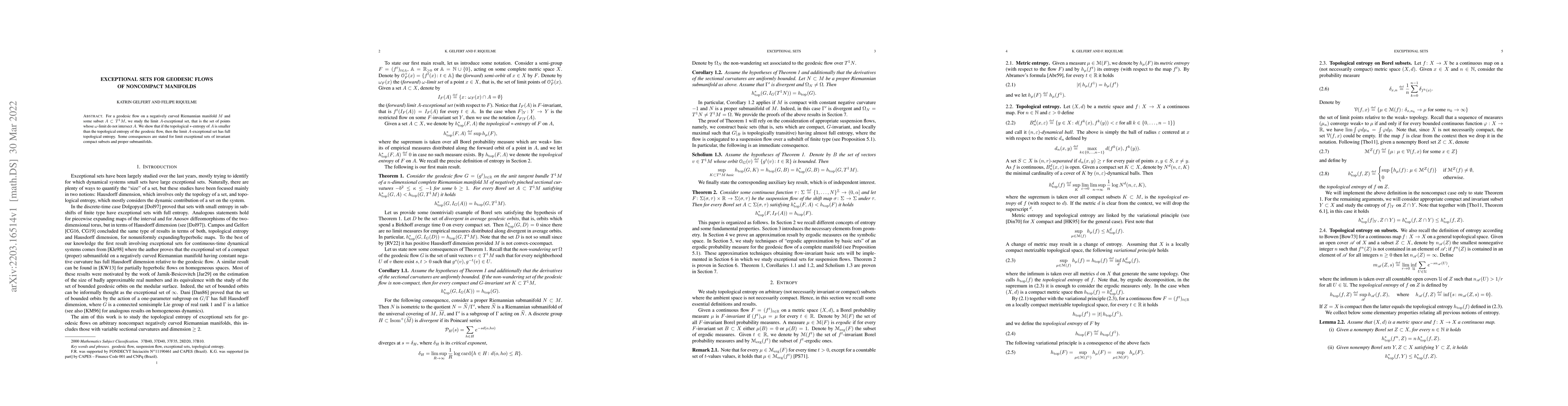 Thumbnail for Exceptional sets for geodesic flows of noncompact manifolds