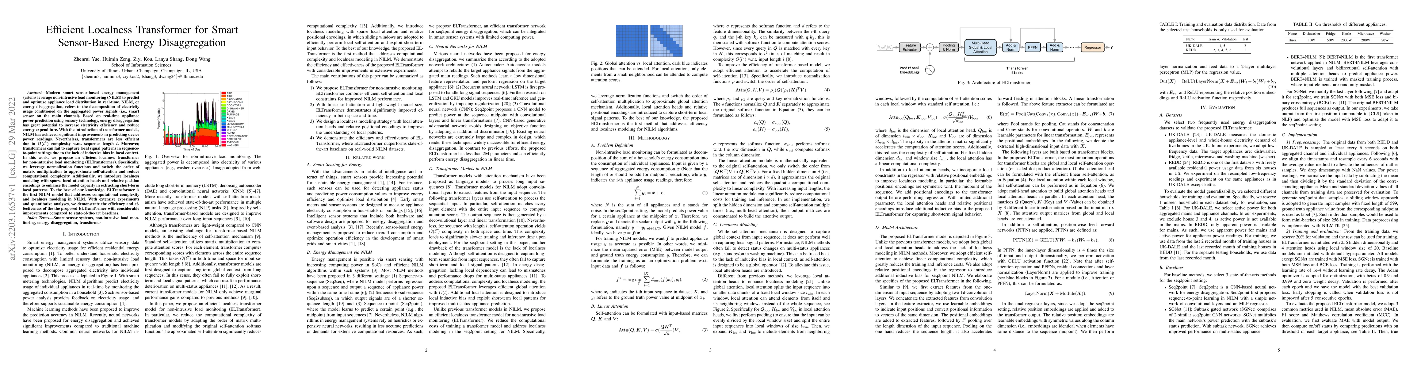 Thumbnail for Efficient Localness Transformer for Smart Sensor-Based Energy
  Disaggregation