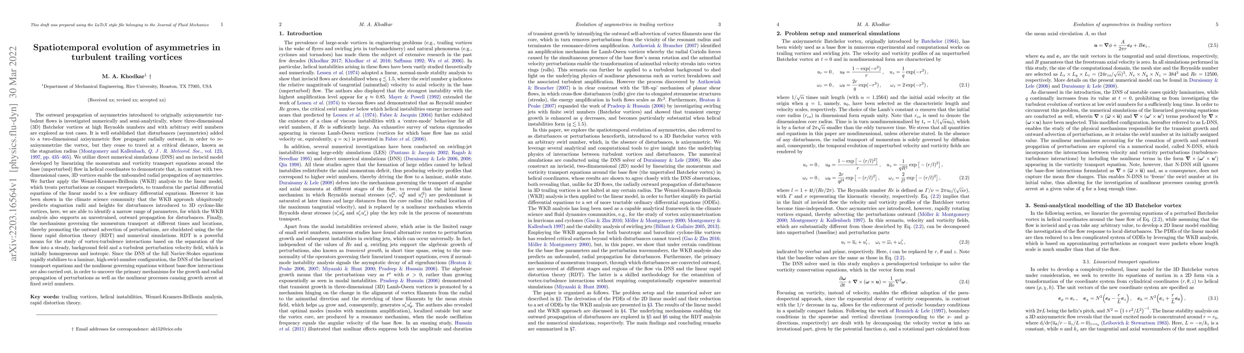 Thumbnail for Spatiotemporal evolution of asymmetries in turbulent trailing vortices