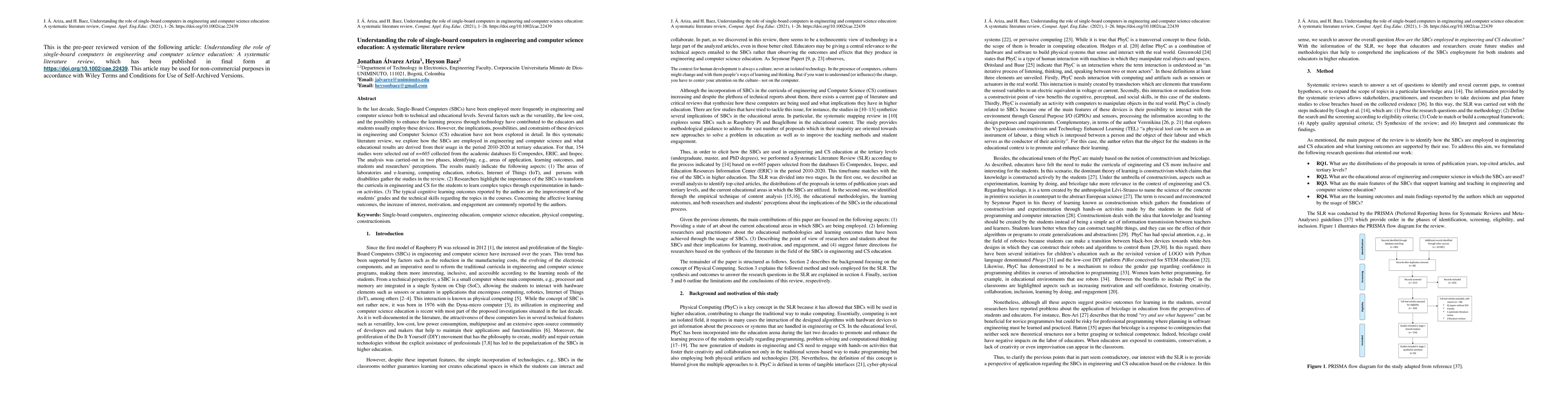 Thumbnail for Understanding the role of single-board computers in engineering and
  computer science education: A systematic literature review
