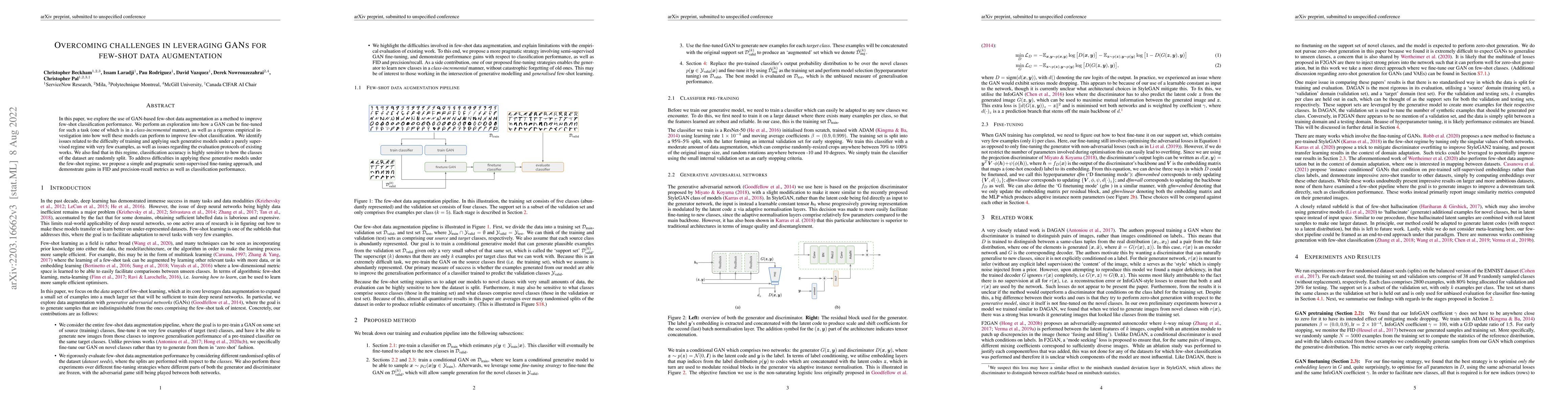 Thumbnail for Overcoming challenges in leveraging GANs for few-shot data augmentation