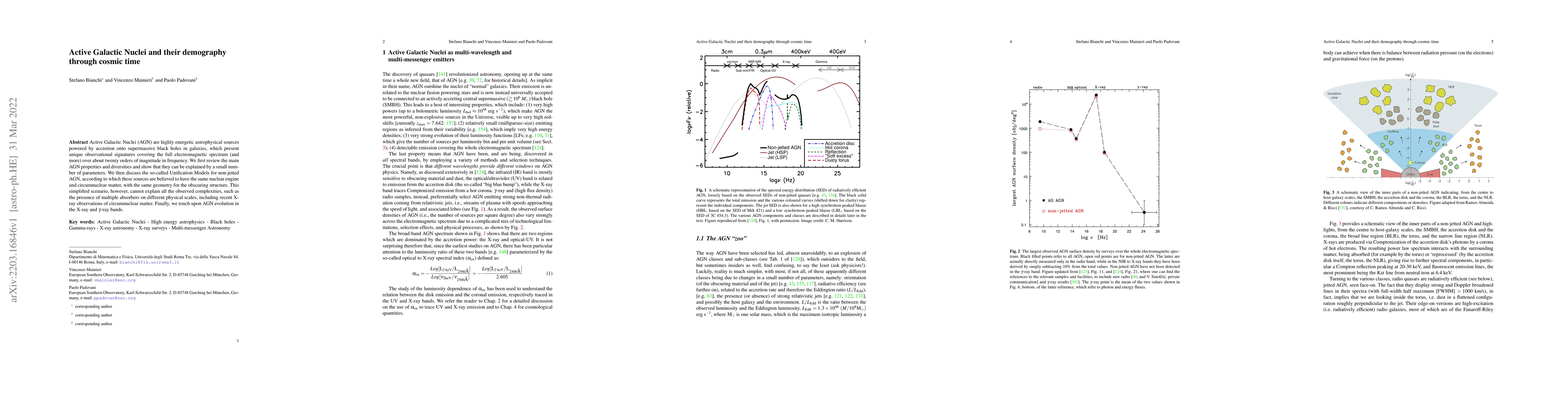 Thumbnail for Active Galactic Nuclei and their demography through cosmic time
