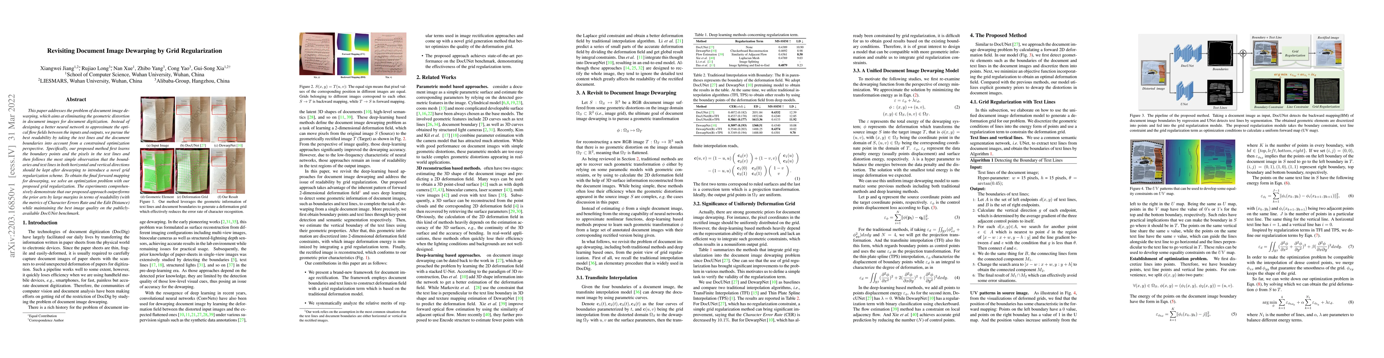 Thumbnail for Revisiting Document Image Dewarping by Grid Regularization