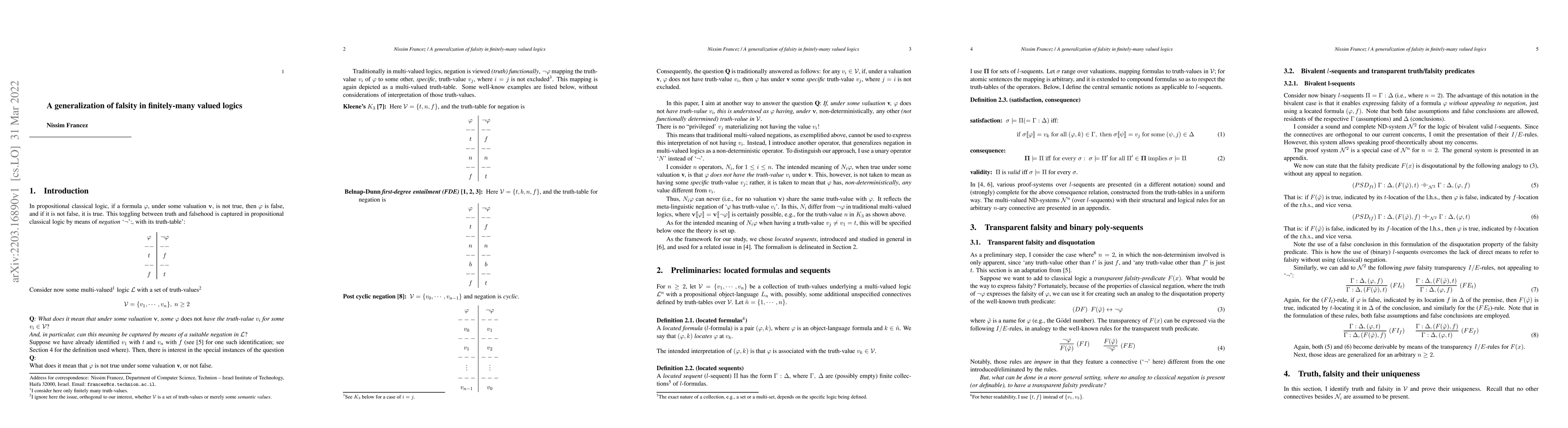 Thumbnail for A generalization of falsity in finitely-many valued logics