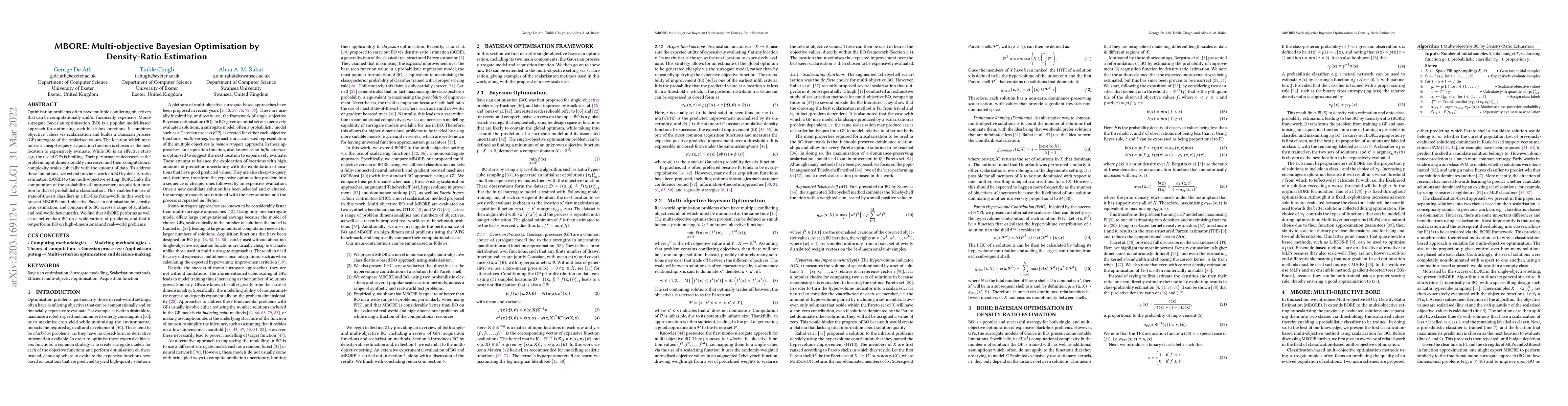 Thumbnail for MBORE: Multi-objective Bayesian Optimisation by Density-Ratio Estimation