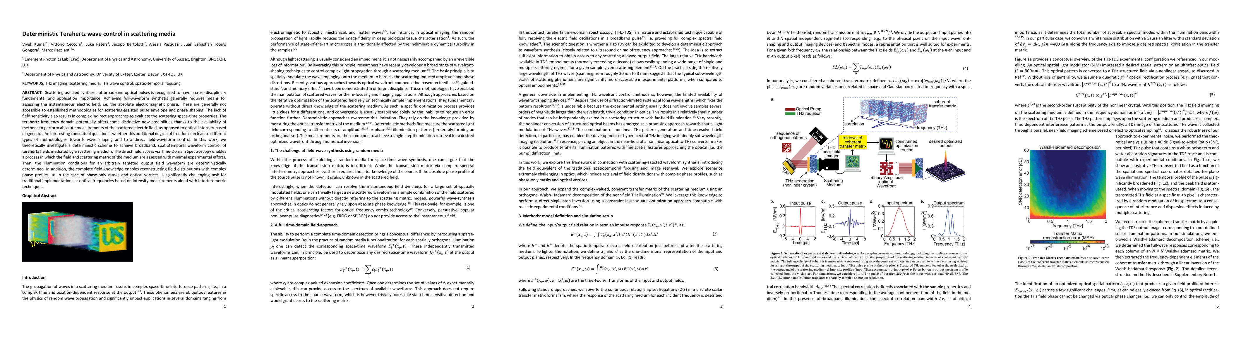 Thumbnail for Deterministic Terahertz wave control in scattering media