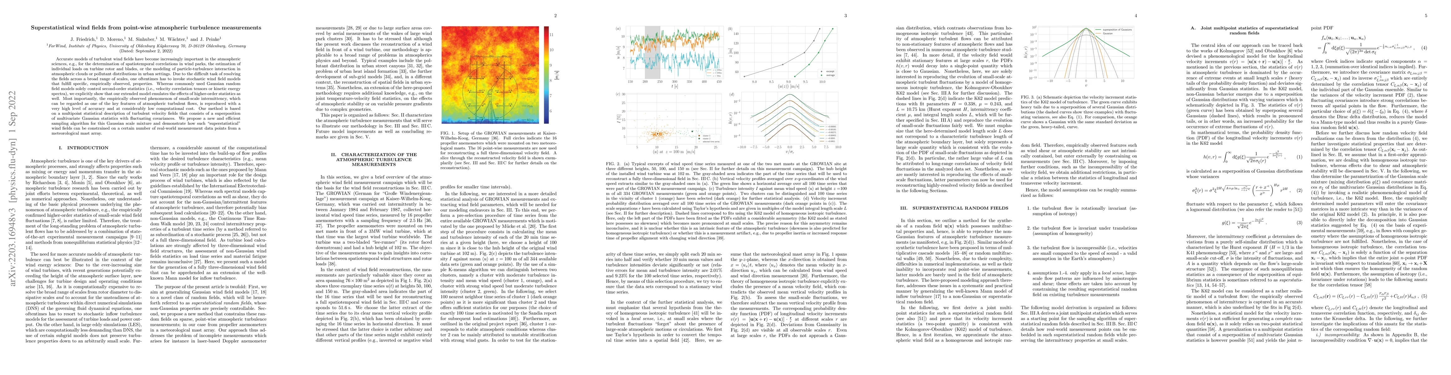 Thumbnail for Superstatistical wind fields from point-wise atmospheric turbulence
  measurements