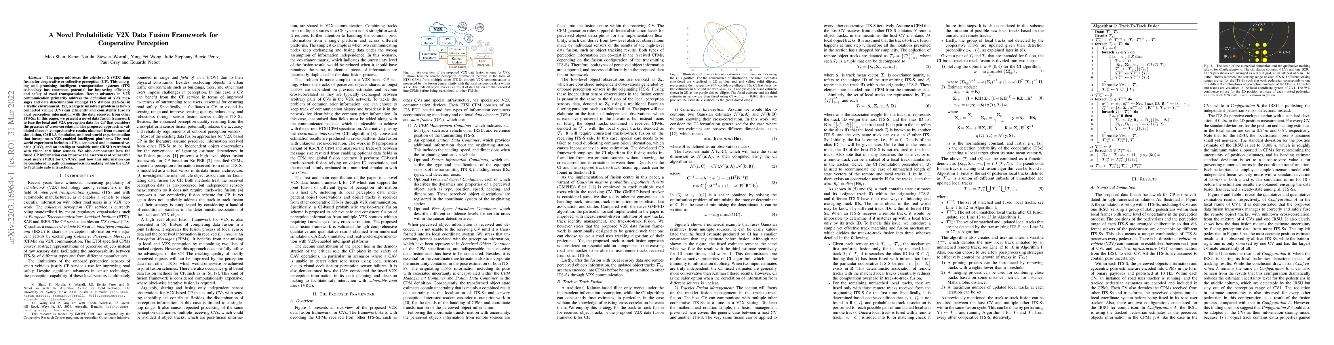 Thumbnail for A Novel Probabilistic V2X Data Fusion Framework for Cooperative
  Perception