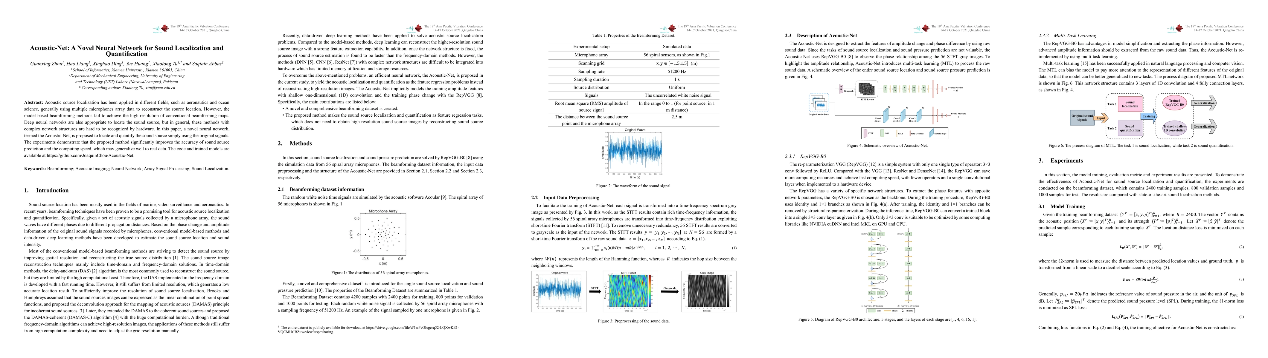 Thumbnail for Acoustic-Net: A Novel Neural Network for Sound Localization and
  Quantification