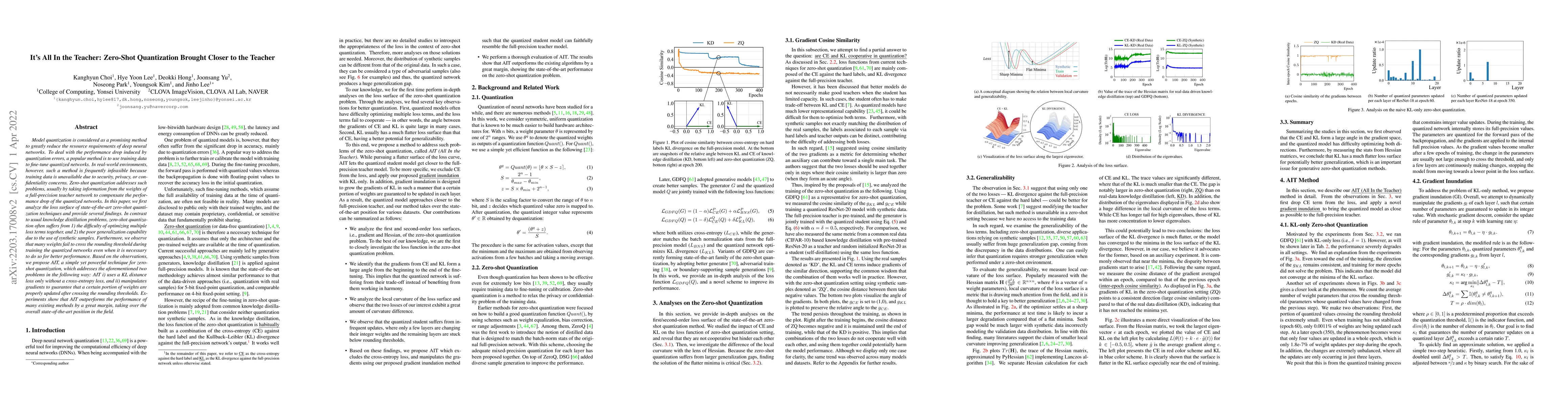 Thumbnail for It's All In the Teacher: Zero-Shot Quantization Brought Closer to the
  Teacher