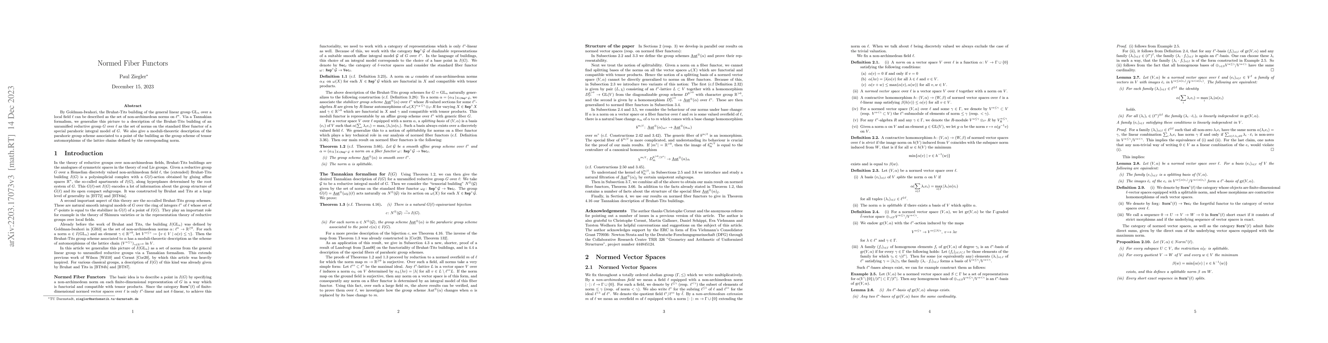 Thumbnail for Normed Fiber Functors