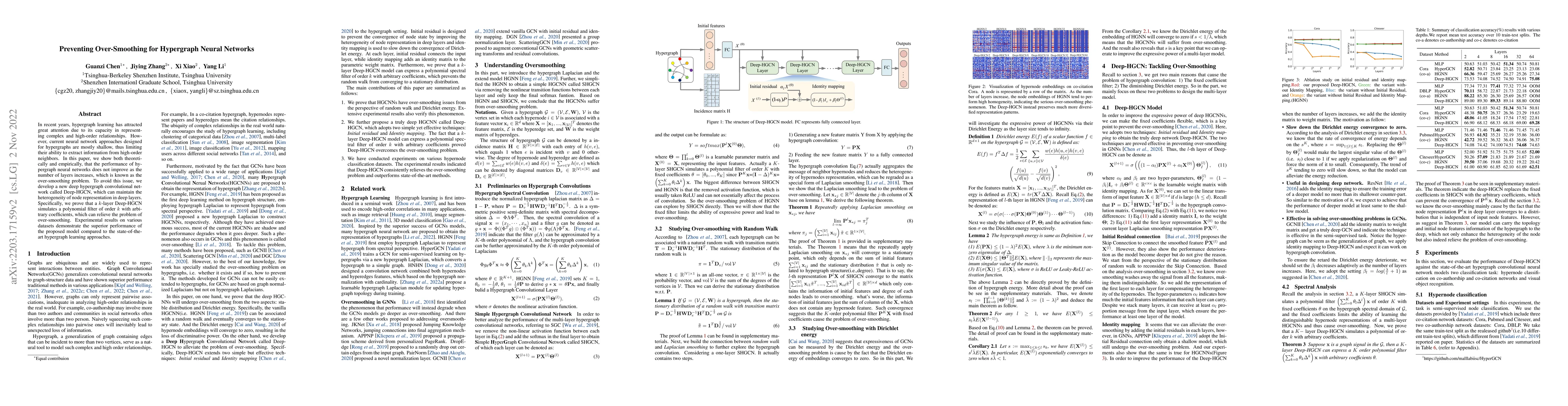 Thumbnail for Preventing Over-Smoothing for Hypergraph Neural Networks