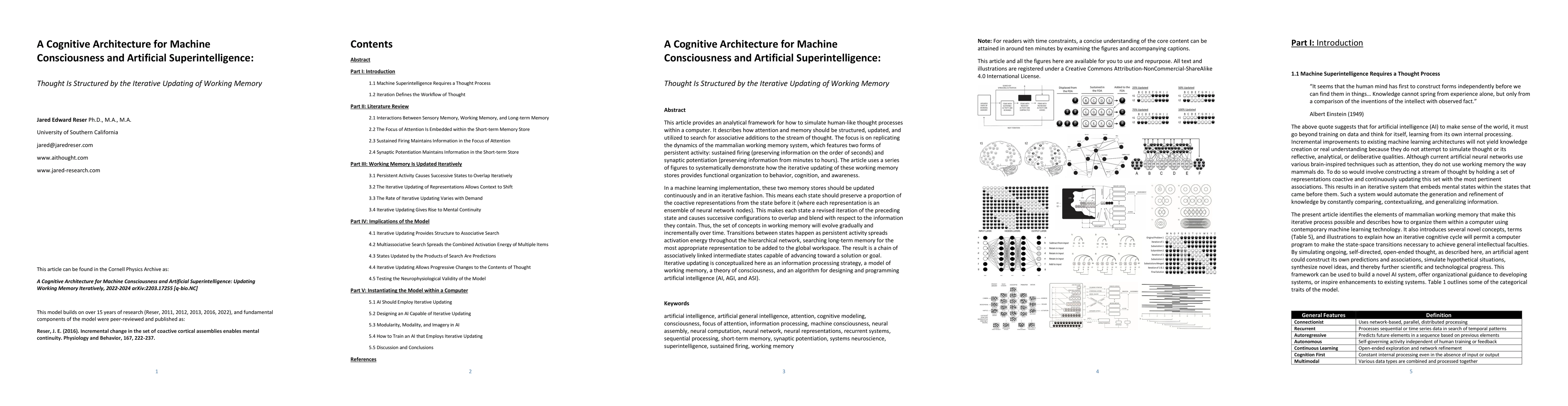 Thumbnail for A Cognitive Architecture for Machine Consciousness and Artificial
  Superintelligence: Thought Is Structured by the Iterative Updating of Working
  Memory