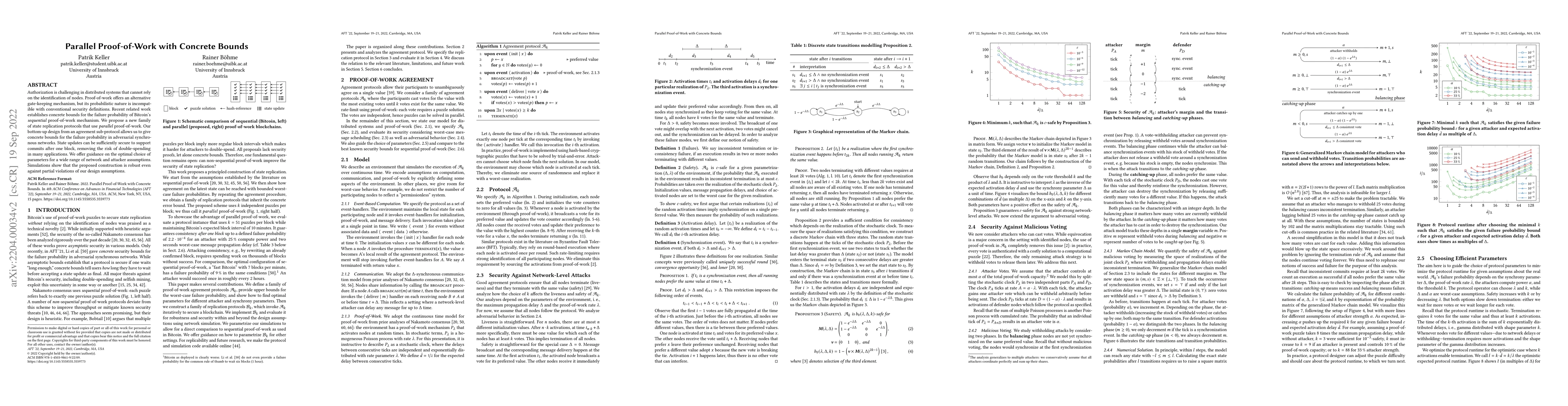 Thumbnail for Parallel Proof-of-Work with Concrete Bounds