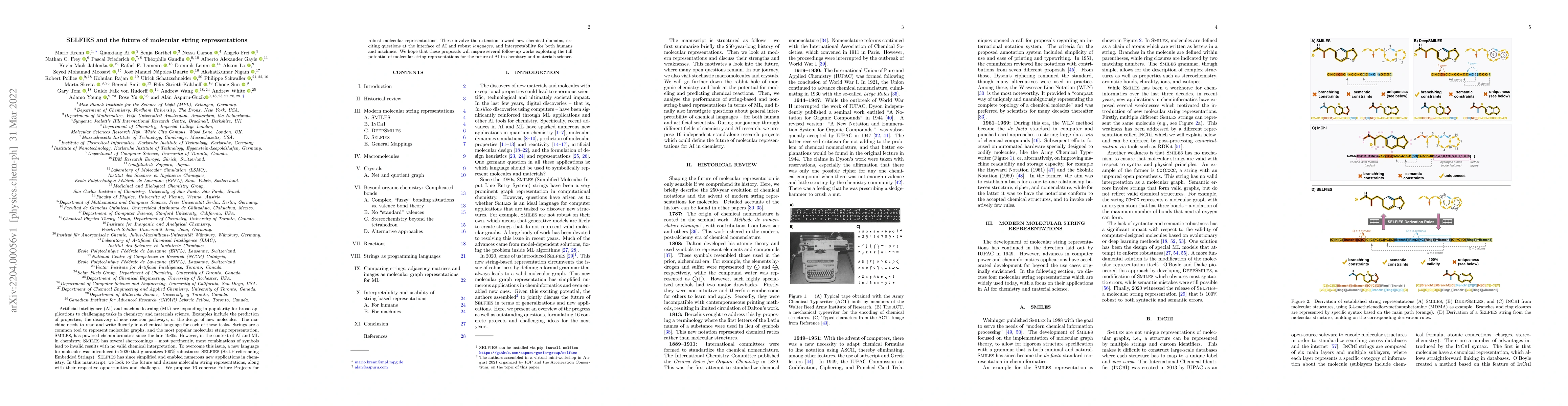 Thumbnail for SELFIES and the future of molecular string representations