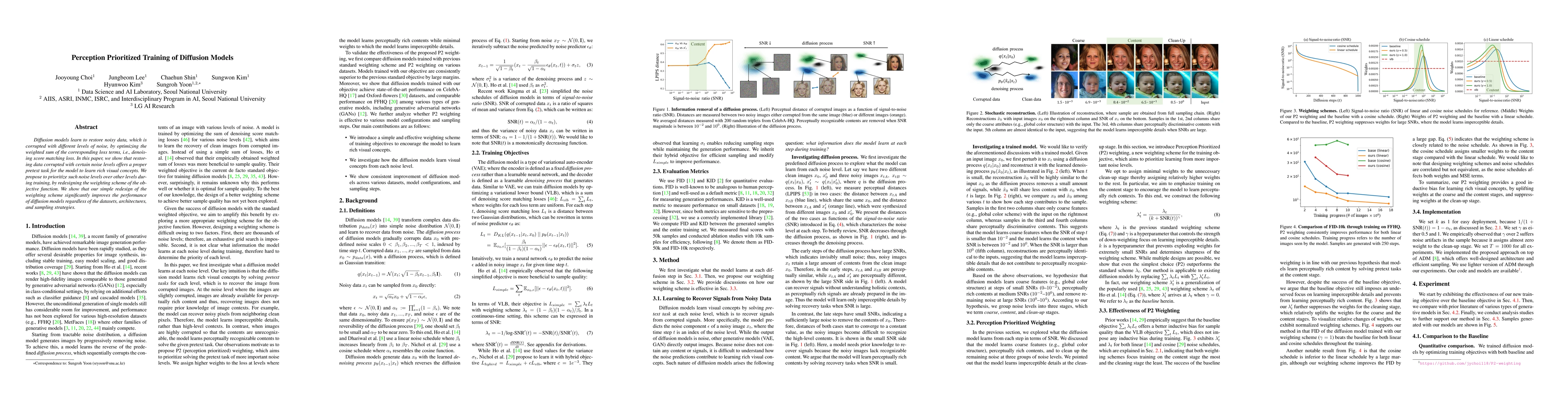 Thumbnail for Perception Prioritized Training of Diffusion Models