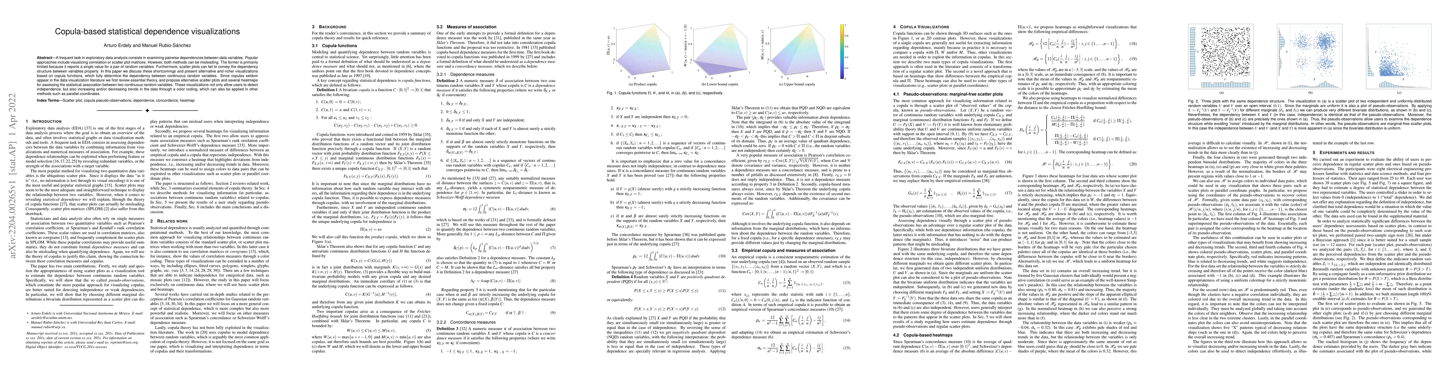 Thumbnail for Copula-based statistical dependence visualizations