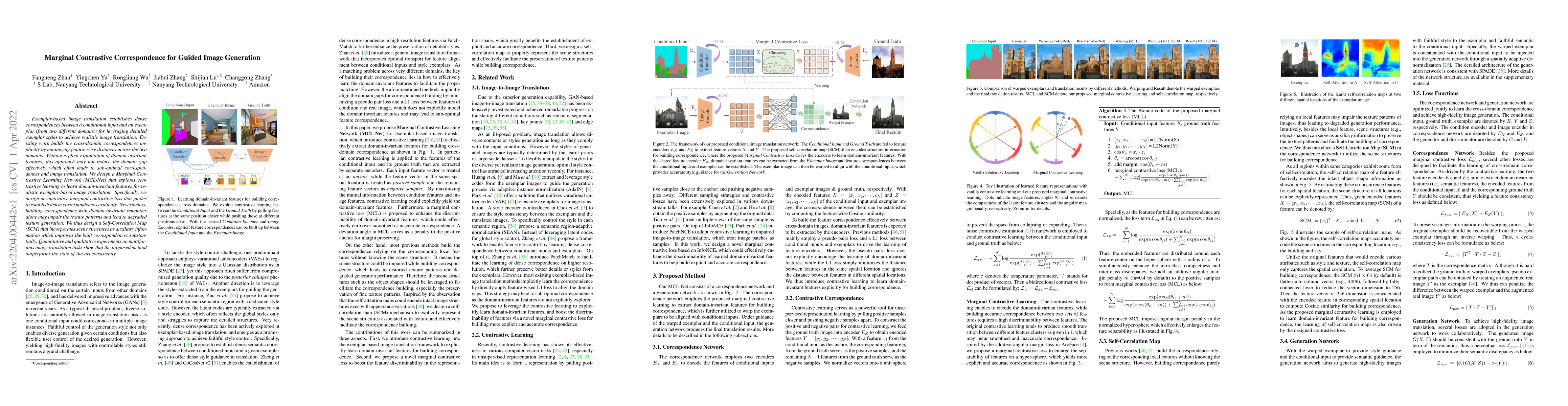 Thumbnail for Marginal Contrastive Correspondence for Guided Image Generation