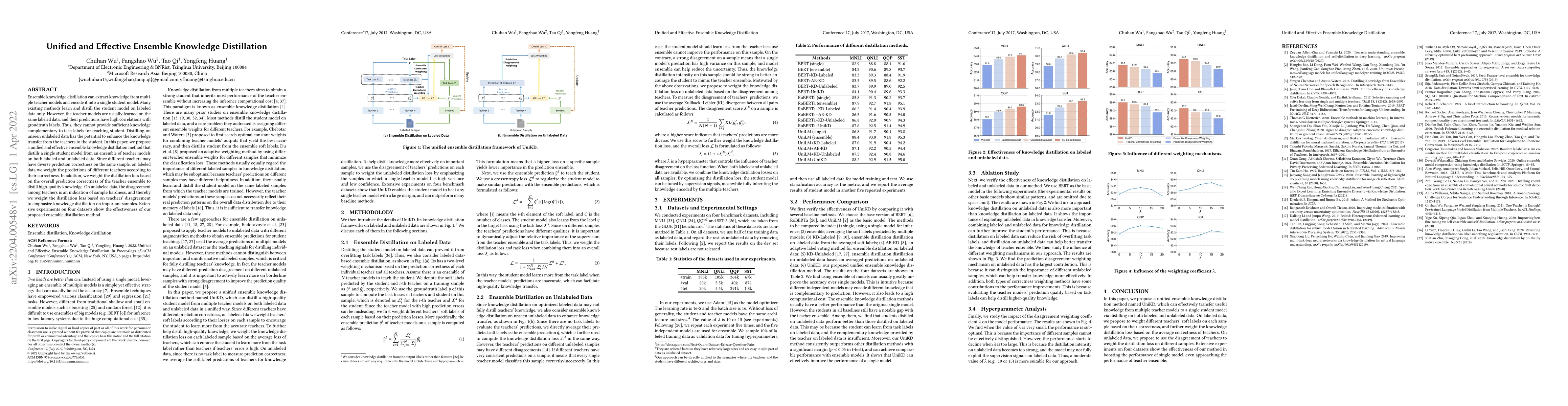 Thumbnail for Unified and Effective Ensemble Knowledge Distillation